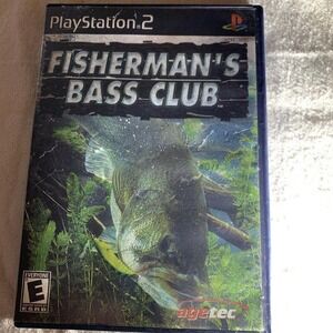 Fishermans Bass Club 2002 Playstation 2 Game, Has 30 games included in Disc
